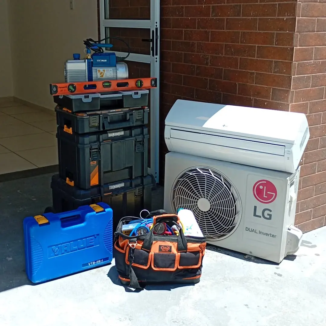 Equipamento de instalação e aparelho LG